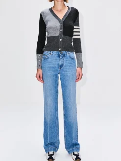 Fun Mix Classic V Neck Cardigan