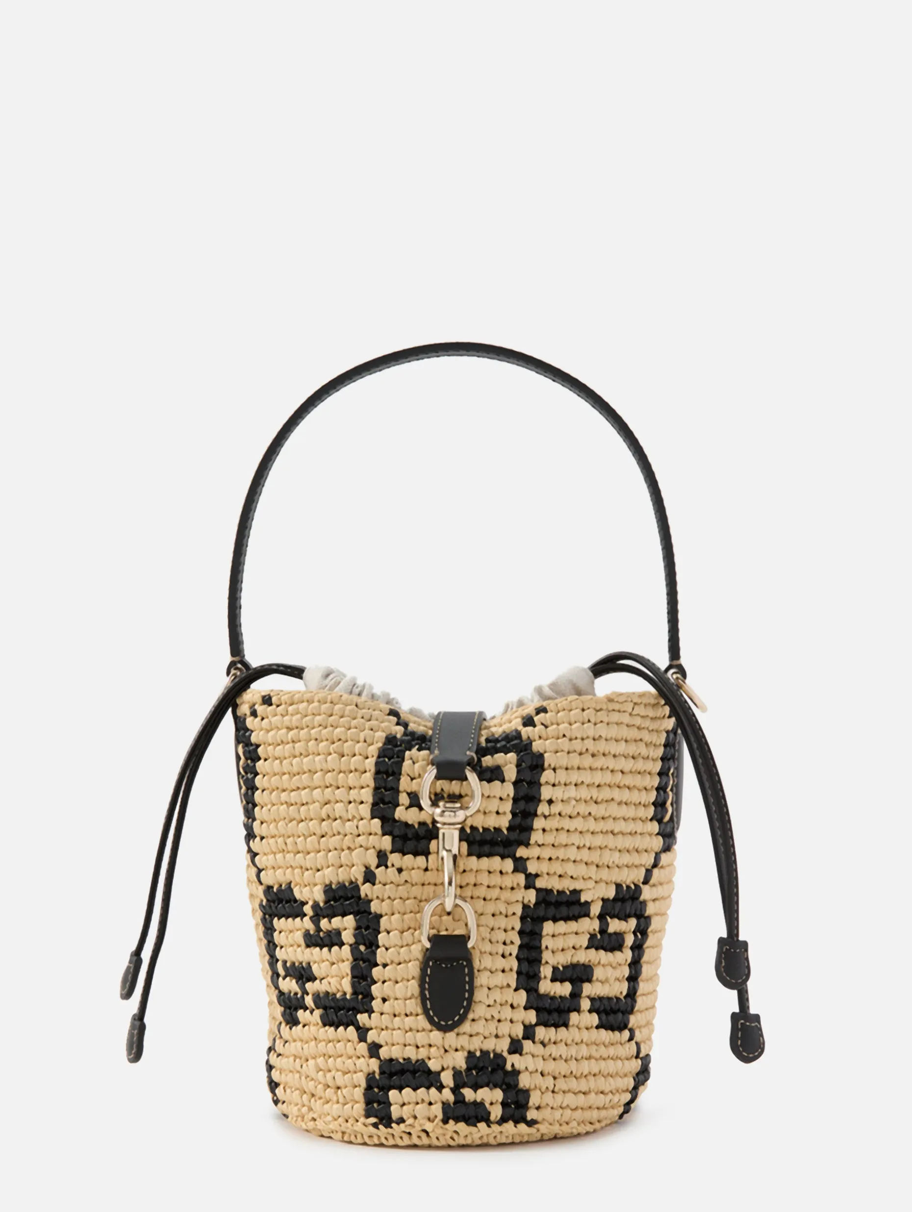 GG Raffia Bucket Bag