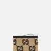GG Raffia Pouch