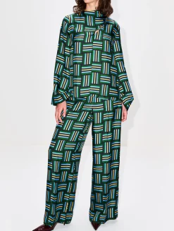 Graphic Drapes Pant