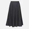 Grey Midi Skirt