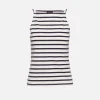 Halter Stripe Tee