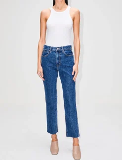 Hero High Rise Slim Straight Jean