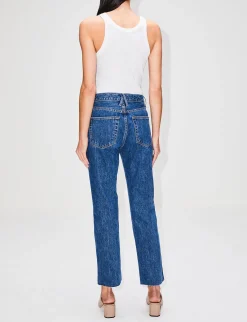 Hero High Rise Slim Straight Jean