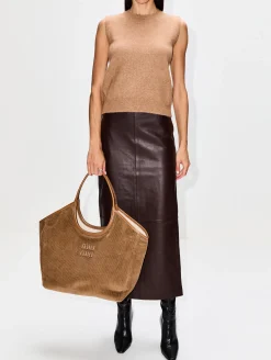 Ivy Velvet Tote