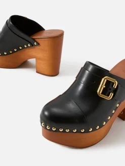 Jeanette Wooden Clog