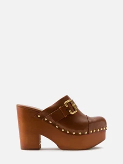 Jeanette Wooden Clog