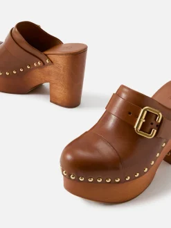 Jeanette Wooden Clog