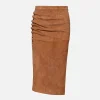 Jupe Leather Skirt