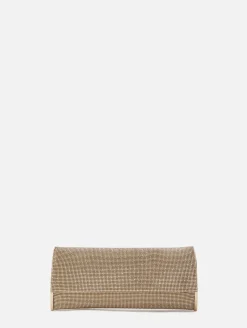 Kate Rhinestone Mesh Clutch