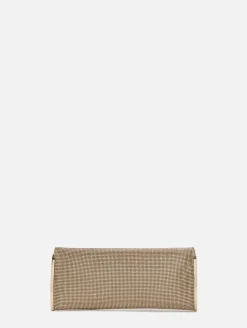 Kate Rhinestone Mesh Clutch