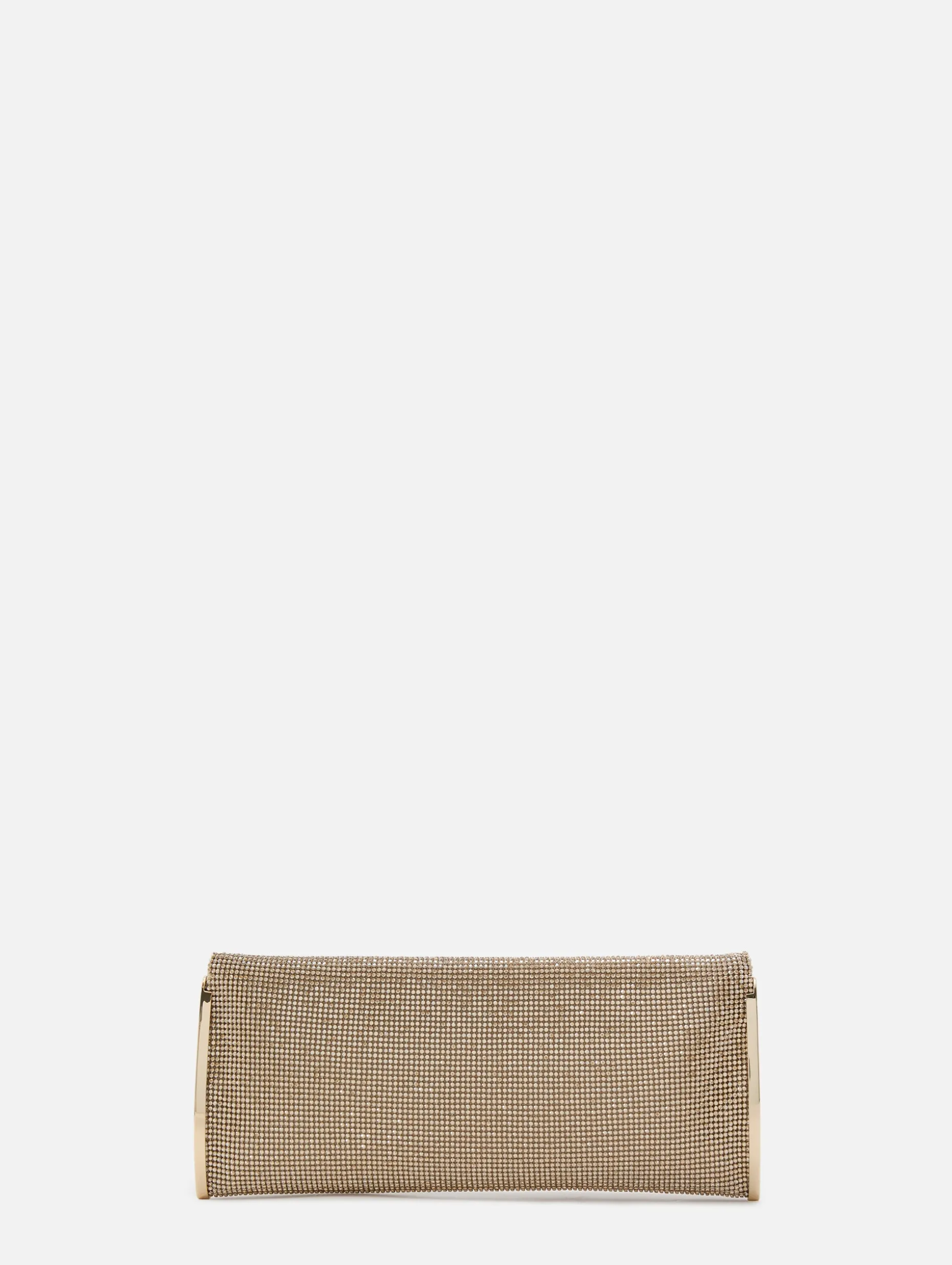 Kate Rhinestone Mesh Clutch