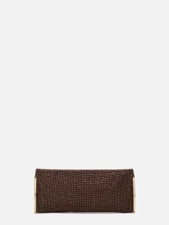 Kate Rhinestone Mesh Clutch