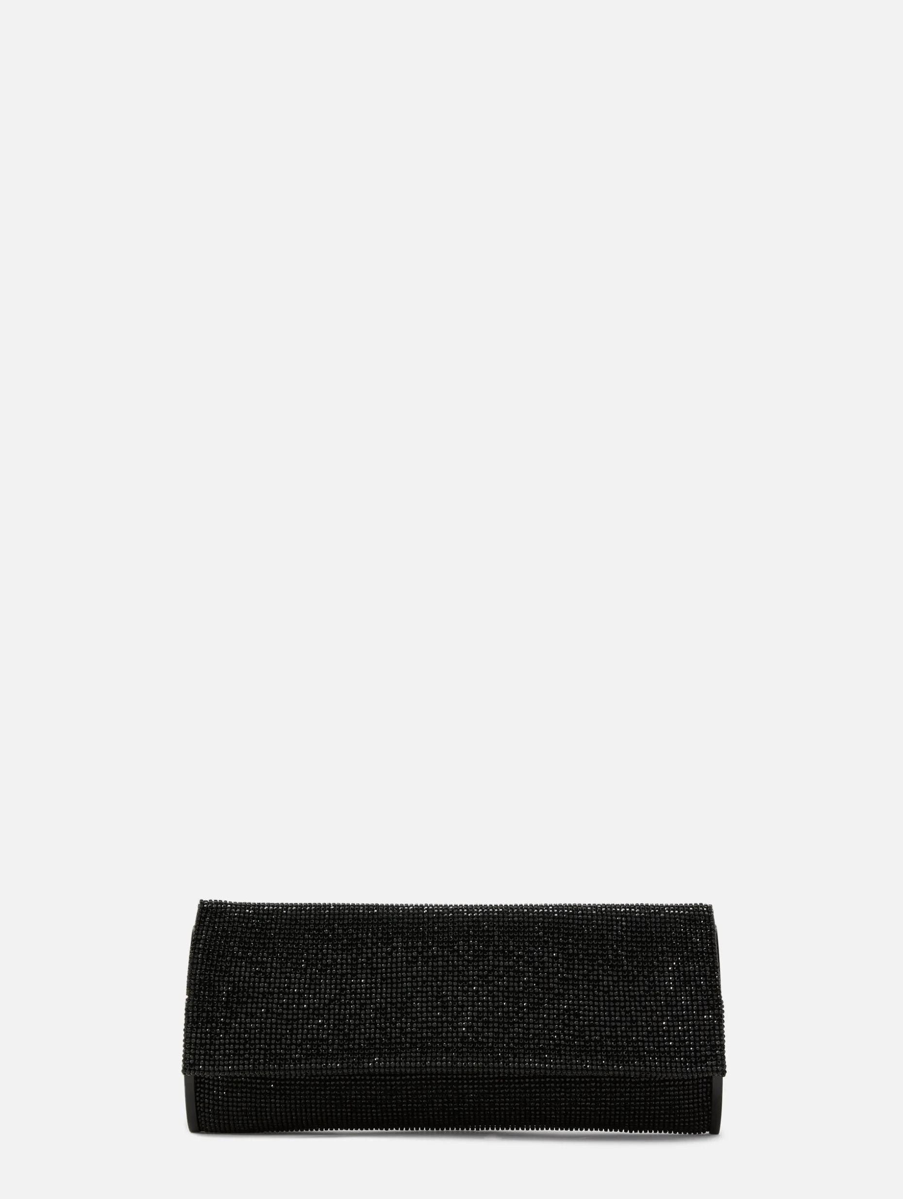 Kate Rhinestone Mesh Clutch