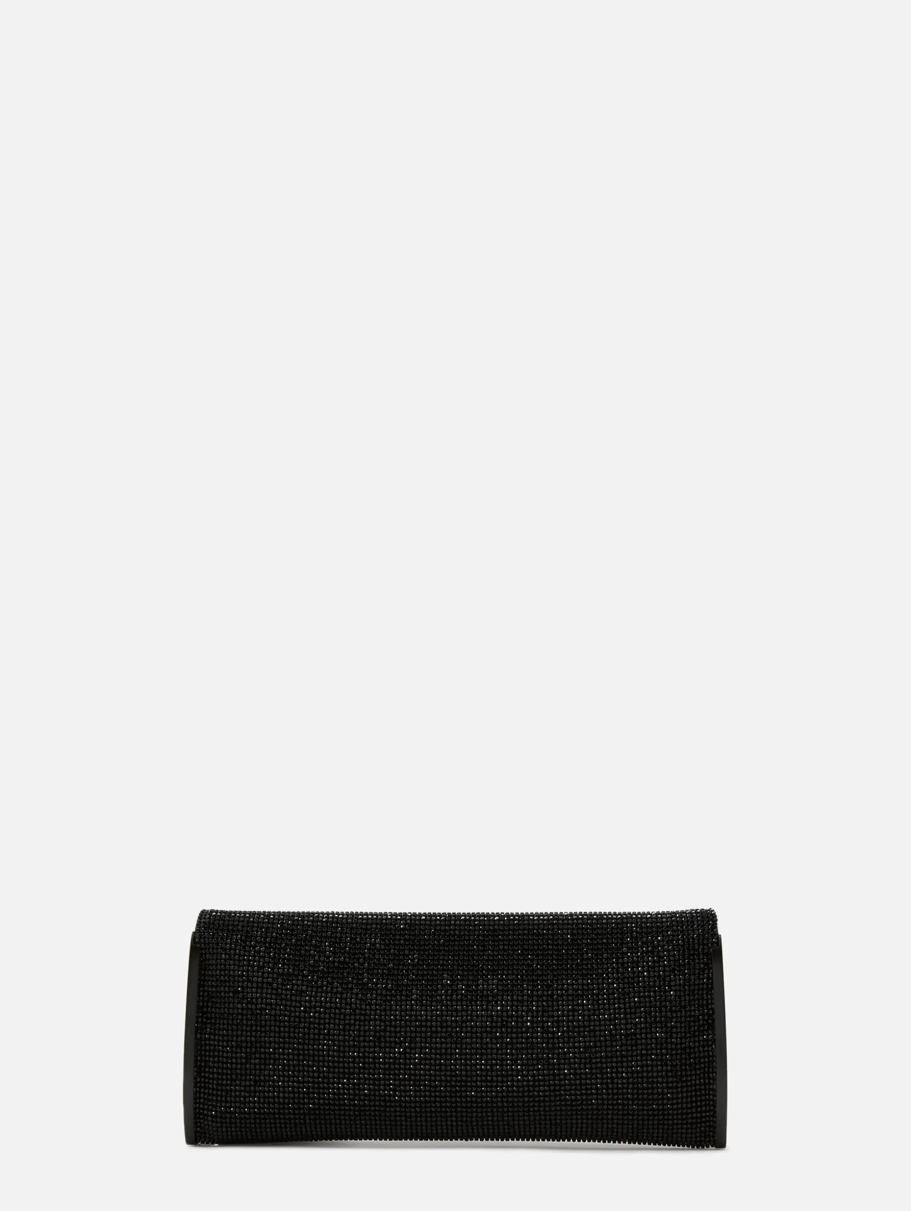 Kate Rhinestone Mesh Clutch