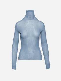 Knitted Turtleneck Top