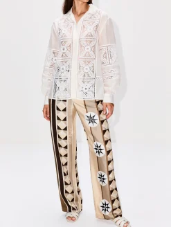Lace Cotton Shirt