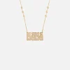 Large Pavé Diamond 'Mama' Necklace
