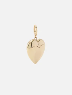 Large Puff Heart Charm