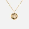 Large White Topaz Porte Bonheur Necklace