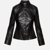 Leather Shirt Jacket