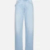 Light Bleached Wide Leg Denim