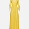 Light Silk Evening Dress