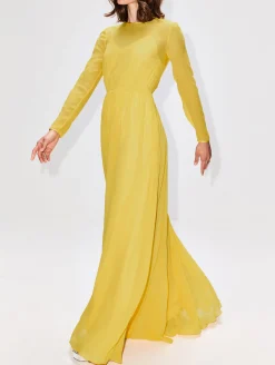 Light Silk Evening Dress