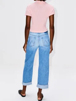 Lil Dodger Button Hover Cuff Jean