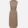 Lilian Sleeveless Shirt Dress