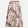 Long Pleated Skirt