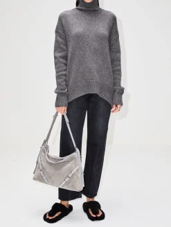 Long Rolled Neck Sweater
