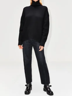 Long Rolled Neck Sweater