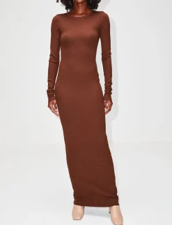 Long Sleeve Crewneck Dress