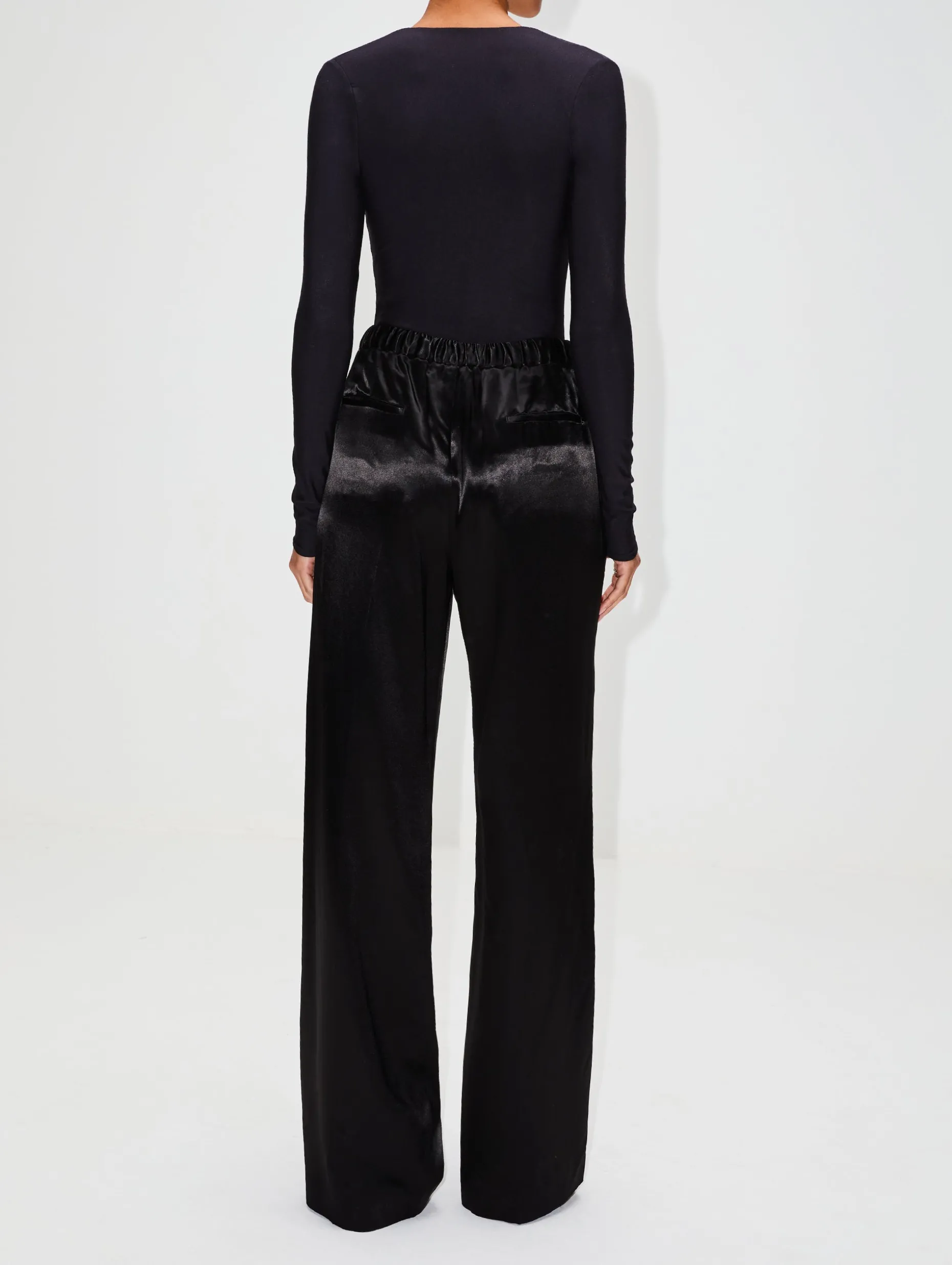 Long Sleeve Deep V Bodysuit
