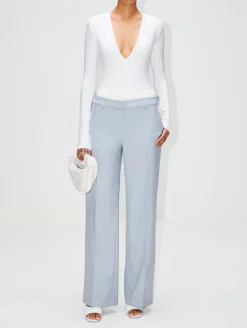 Long Sleeve Deep V Bodysuit
