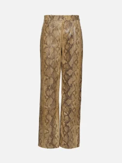 Loose Leather Pant