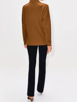 Louise Ribbed Polo Sweater