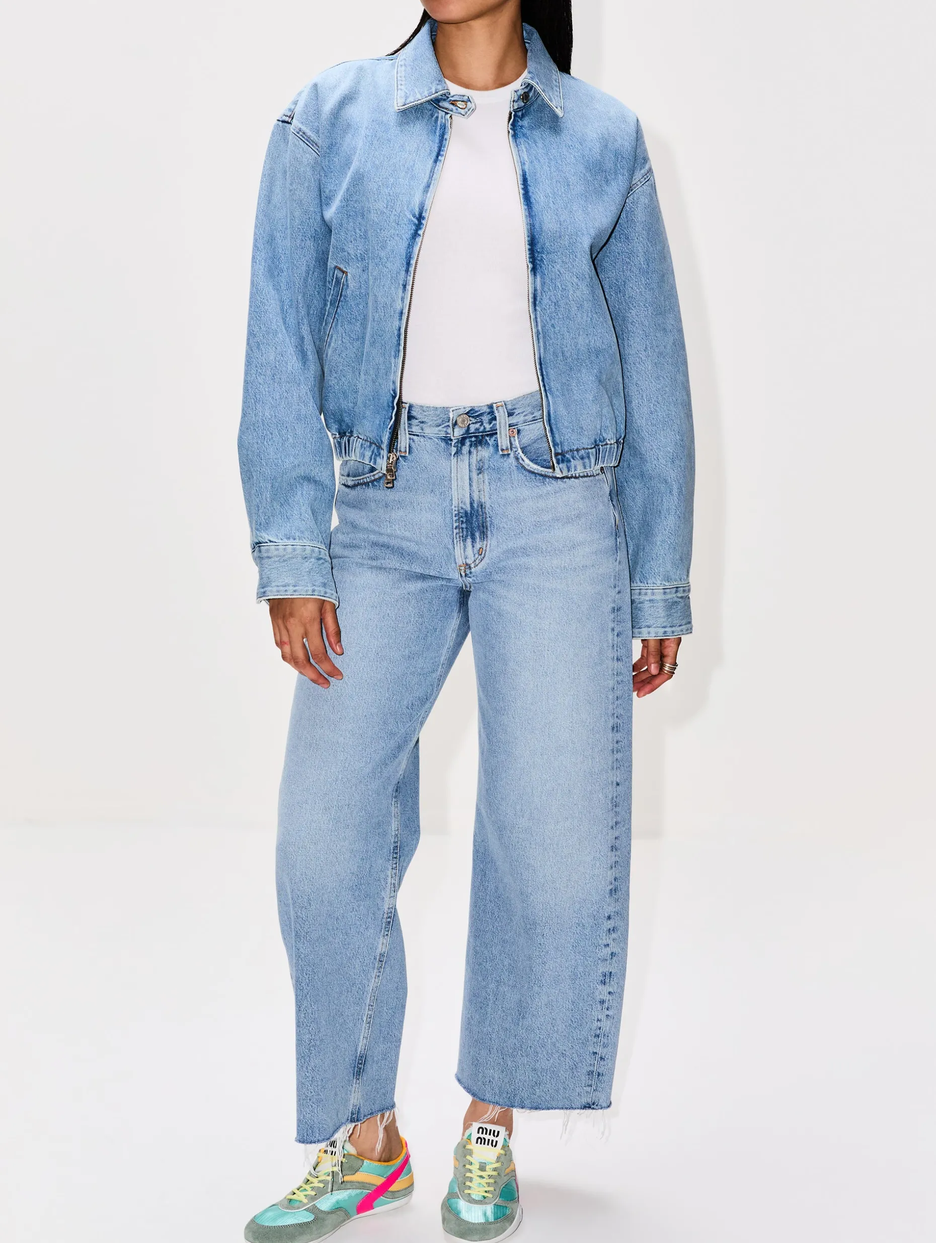Low Curve Fray Jean
