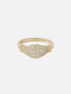 Maia Full Pave Pinky Ring