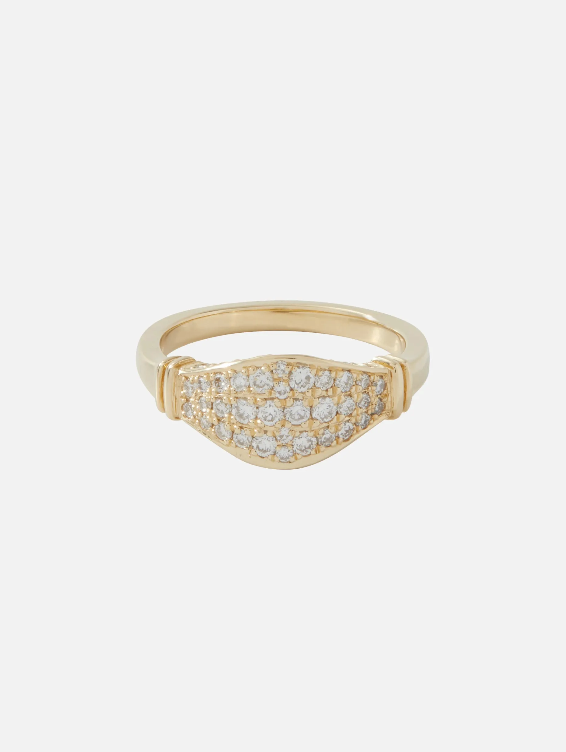 Maia Full Pave Pinky Ring