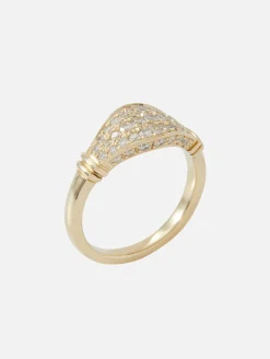 Maia Full Pave Pinky Ring