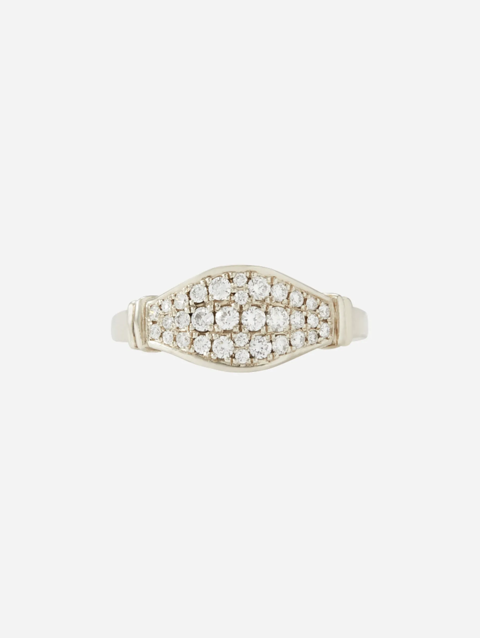 Maia Full Pave Pinky Ring