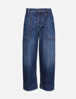 Medium Wash Cargo Jean
