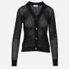 Mesh Pointelle Cardigan