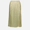 Metallic Midi Skirt