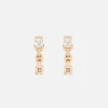 Micro Tri-Link Huggies With Diamonds