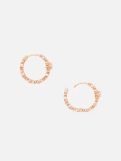 Micro Tri-Link Huggies With Diamonds
