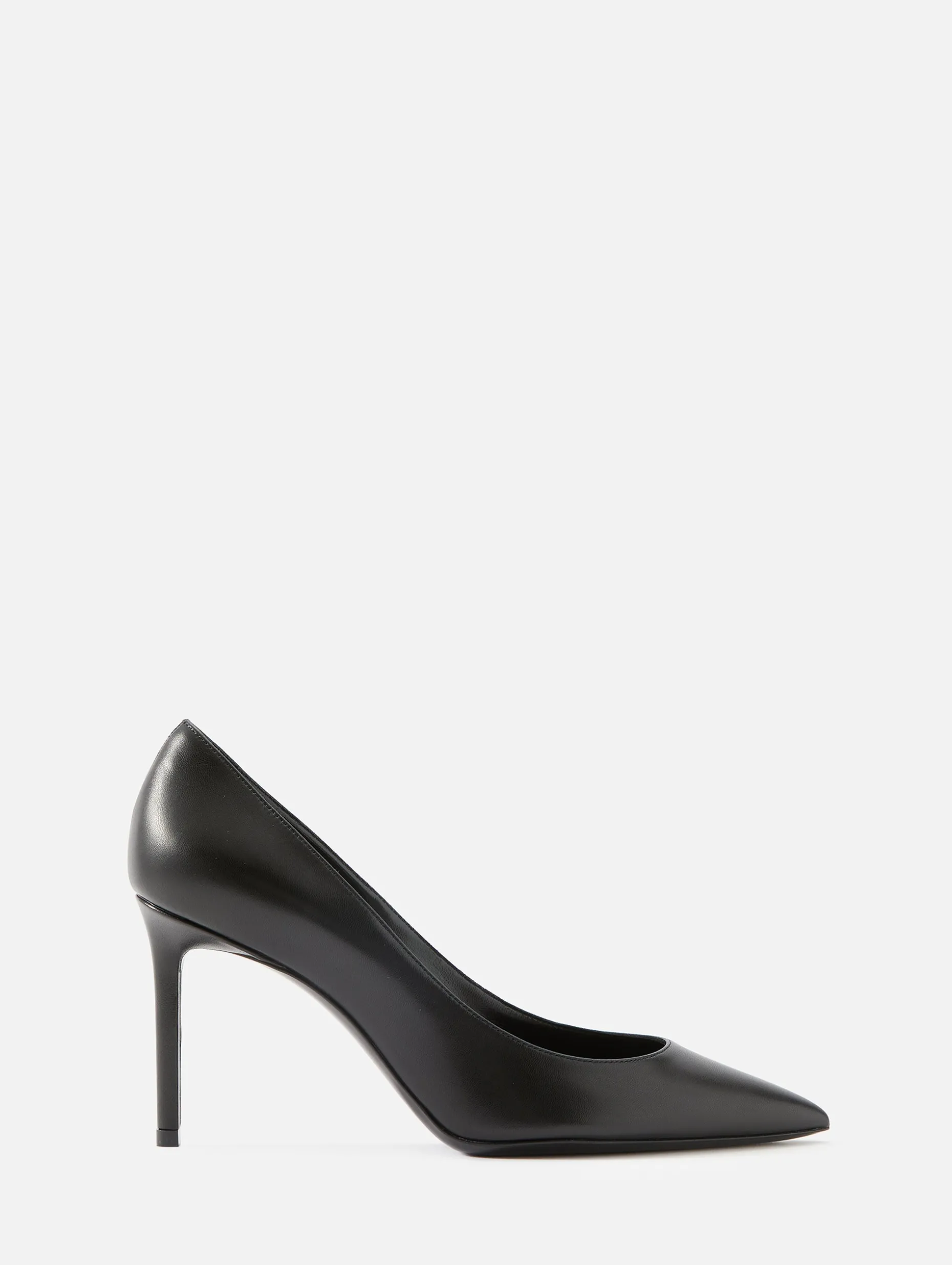 Mid Leather Heel