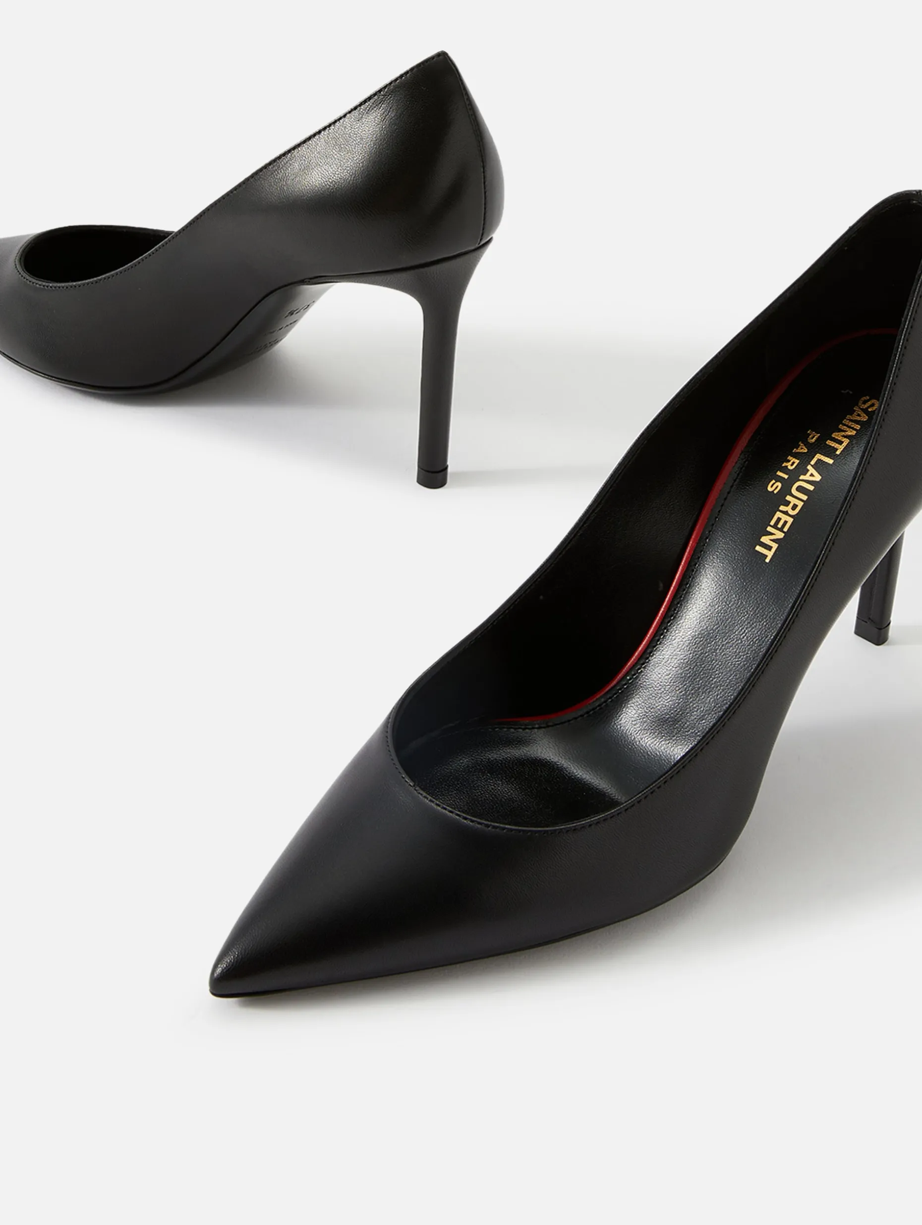 Mid Leather Heel